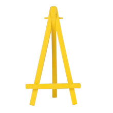 30Pièces Support Photo Triangle Jaune Plastique Stable Tabletop Décor