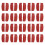 60Pièces Mini Barils De Pirate PVC Rouge Décorations De Bureau 1