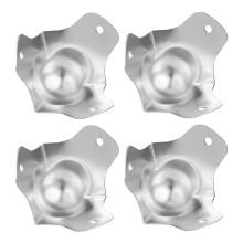 12Pièces Protège-Coins Métal Argent Choc Pour