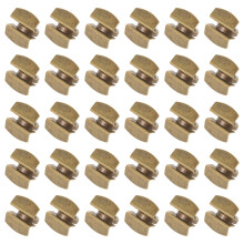 120Pcs Iron Magnetic Snap Closures Golden Purse Clasps for Daily Use