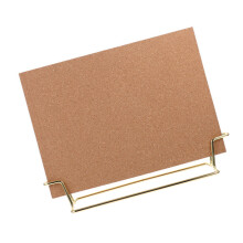 4Stk Mini Korkboard Mit Metallständer Gold Für Office Notizen