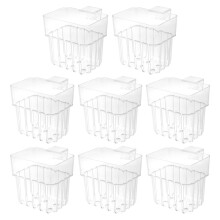 16Pcs Acrylic Fish Tank Plant Holders Hanging Hydroponic Aquarium Pots