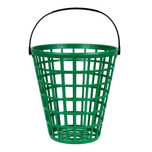 2Pcs Plastic Ball Basket Golfball Collector with Handle Green Durable