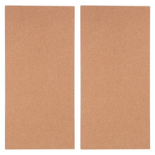 2Pcs Chocolate Corkboards Home Use Self-Adhesive Frameless Wall Tiles