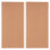 2Pcs Chocolate Corkboards Home Use Self-Adhesive Frameless Wall Tiles 1