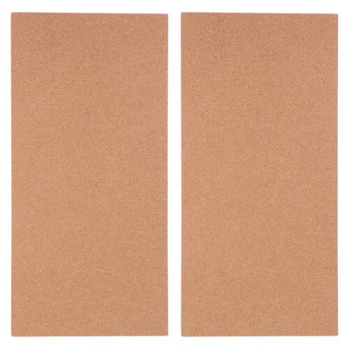 2Pcs Chocolate Corkboards Home Use Self-Adhesive Frameless Wall Tiles