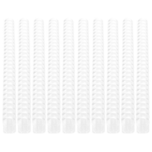 10Pièces À Anneaux Transparent Plastique Pour