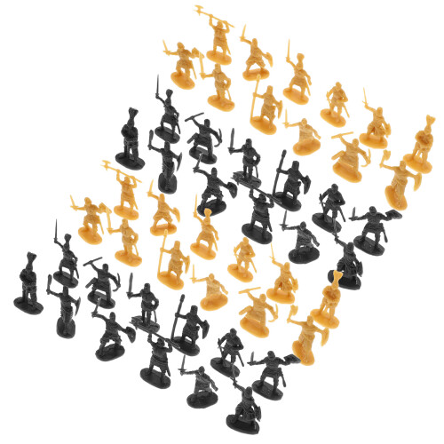 2000Pcs Mini Soldiers Model Toy Plastic Medieval Knight Action Figures