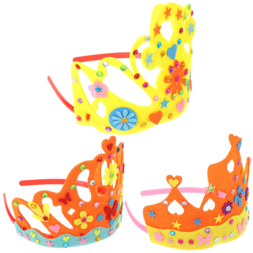 30Ensembles Couronnes Décoratives Enfants Parfaites Pour Fêtes DIY