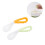2Pièces Cuillères Bébé Training PP Colorées Légères Avec Design Courbé 1