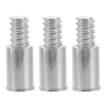 15Pièces Embouts De Manche En Métal Argenté Pour Outils De Nettoyage