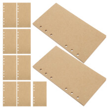 800Pcs Kraft Paper Refill Pages for Notebook Planner A6 Binder