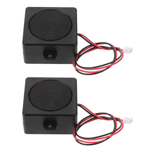 8Pcs Full-Range Mini Speakers 5W 4Ohm Black Lightweight Audio Module