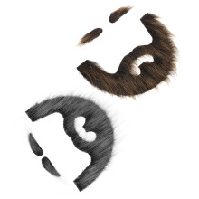 5Ensembles Barbes Fantaisie Multi Couleur Matériau Pour Cosplay