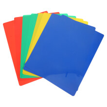 16Pcs Bright Multi Color Plastic Sketch Boards Dual-Sided Writing Pads