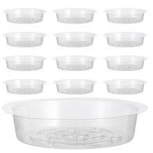 50Pièces Plateau Collecteur D'eau Plastique Transparent Pour Plantes