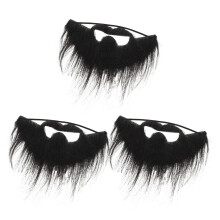 15Pièces Barbe Et Réaliste En Pour Costume Fête
