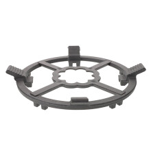 2Pièces Support Brûleur Fonte Noir Pare-Vent Pour Cuisinière