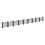 2Pcs Green Plastic Mini Barriers for Railway Model and Diorama Setup 1
