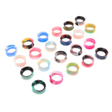 22Paren Paar Siliconen Extensies Oorpiercing in Assorti Kleuren