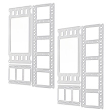 6Ensembles Découpes Métal Carbon Acier Argent Pour Scrapbooking DIY
