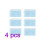 Blue Stackable Shoe Storage Bins for Entryway and Under Bed 1