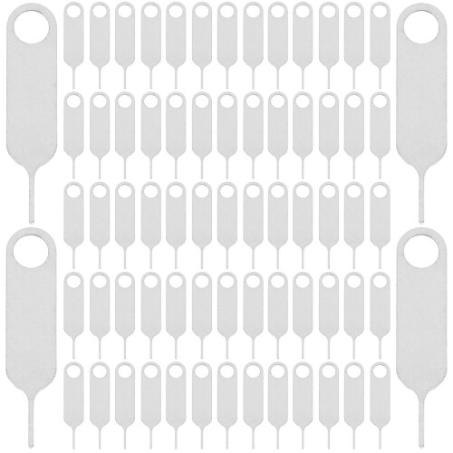 1500Pcs Silver Sim Card Removal Tool Stainless Steel Pin Easy Ejector
