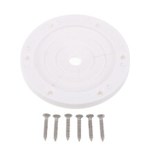 Witte PVC Boot Hengelbuis Bevestiger Visstokbeschermer