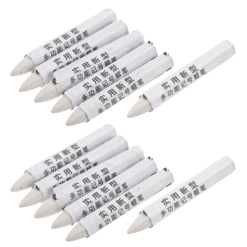 24Pièces Crayons De Marquage Etanche Blancs Pour Véhicules