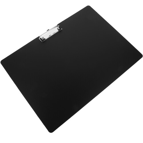 4Pcs Heavy Duty A3 Black Horizontal Clipboard Plastic Clip Board