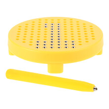 4Sets Creative Yellow Beads Doodle Boards Portable Travel Drawing Pads