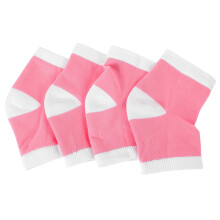 6Paren Voetverzorgsokken Met Helende Gel Roze Comfort Bescherming