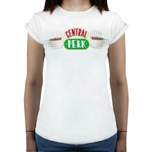 Friends Short Sleeved T-Shirt (Womens White)