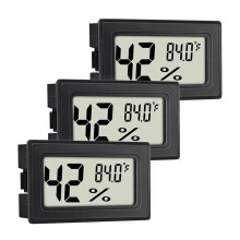 Multifunctionele Digitale Binnenthermometer-Hygrometer - 3-Pack, Vochtigheidsmeter met Ingebouwde Sonde