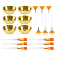 18-Teiliges Kosmetiker-Set für Gesichtsbehandlungen, Masken, Kosmetik-Applikatoren für Frauen, Gesichtsmasken-Mischset, Gesichtswerkzeuge