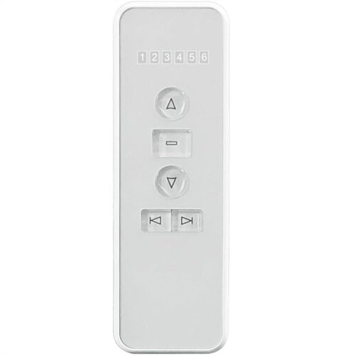 Télécommande AC123-06, Télécommande pour Stores, Télécommande 433 MHz Compatible avec Stores Enrouleurs, Stores et Auvents Motorisés