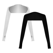 2Pairs Cooling Sjaal Arm Mouwen Zon Bescherming Sjaal Sjaal Anti-UV Arm Mouwen met Vingergat voor Fietsen