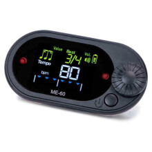 Small Quiet Metronome with Back Clip, Rechargeable Digital Trainer Device, ABS Texture, Vocal Counting
