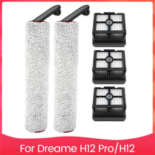 Filtros Hepa y Rodillo de Cepillo para Aspiradora en Seco y Húmedo para H12 Pro/ H12 Dual Juego de Accesorios y Piezas de Repuesto