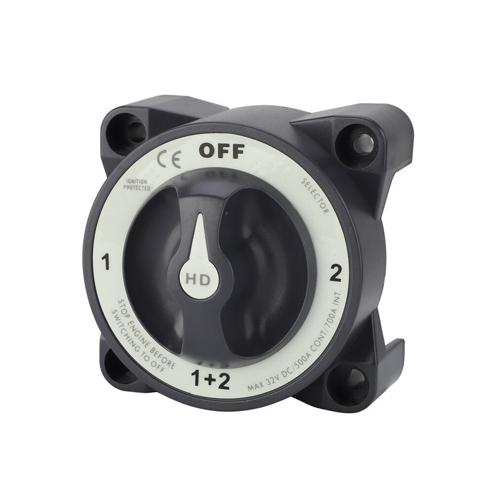 500A Battery Selector Waterproof Heavy Duty 4 Position Marine Battery Disconnect Rv Isolator Shut Off 6032821012980