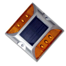 Luzes de Marcação de Solo de Energia Solar LED À Prova D'Água para Áreas Externas, Entrada de Automóveis, Estrada, Lâmpada de de Rodovia