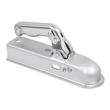 Trailer Coupling Hitch 50mm Pressed Steel for Unbraked Trailers 800kg Trailer Hitch Towing Coupler Mount