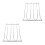 2Pcs Silver Wire Wine Glass Holder Under Cabinet Storage Rack 3