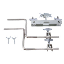 Drum Extension Clamp Drum Cowbell Mount Bass Drum Cowbell Holder for Cowbell Cymbal Musical Instrument Percussion 2