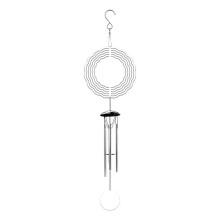 Sublimation Wind Spinner Blanks DéCor ExtéRieur, Carillons éOliens avec 4 Tubes en Aluminium éPaissi pour Maman Grand-MèRe Femmes