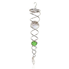Green Gazing Spiral Tail Wind Spinner Stabilizer, Decorative Spiral, Spiral Wind Spinner, Garden Decoration