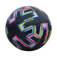 Soccer Size 5 Black PU Non-Slip Grass Football Adult Indoor Outdoor Wear-Resistant PU Soccer