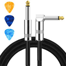 Guitar Cable Guitar Cord 10ft Guitar AMP Cord for Bass Guitar & Electric Guitar/Keyboard/Mandolin, Audio Cable