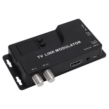 Modulatore RF Compatibile con , Convertitore Coassiale HD 1080P da 471,25 MHz A 885,25 MHz per TV, Console di Gioco, Decoder Satellitare, DVD, PC
