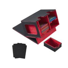 Scatola per Mazzi di Carte Display per Carte con Vassoio per Dadi Scatola per Mazzi Scatola per Mazzi Contenente Oltre 160 Carte Collezionabili